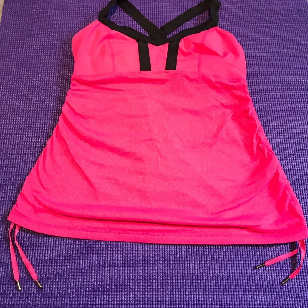 Lululemon Hot Pink Yoga/Workout Tank